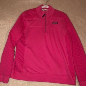 Hot Pink Vineyard Vines Quilted Shep Shirt